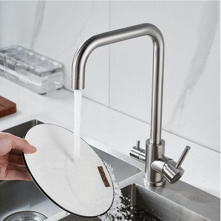 Смеситель для кухни Raffine F118L цвет Сатин Смеситель для кухни Raffine F118L цвет Сатин