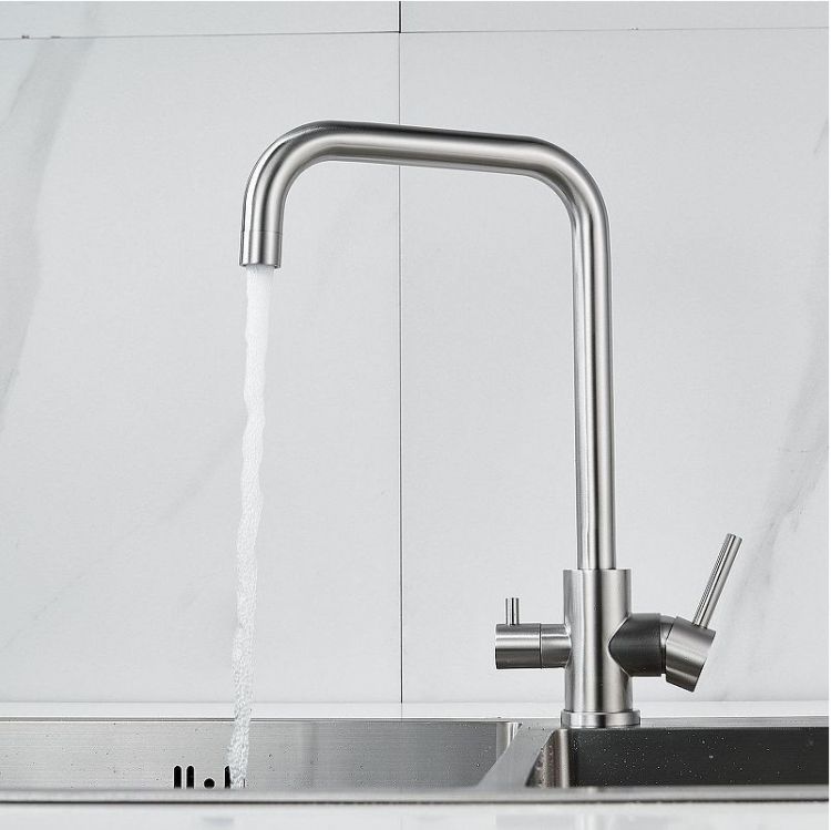 Смеситель для кухни Raffine F118L цвет Сатин Смеситель для кухни Raffine F118L цвет Сатин