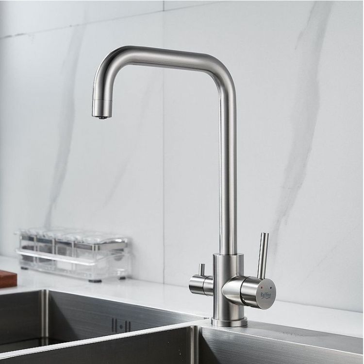 Смеситель для кухни Raffine F118L цвет Сатин Смеситель для кухни Raffine F118L цвет Сатин