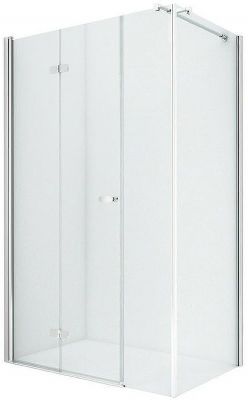 Душевой уголок New Trendy New Soleo Chrome 100x110 L K-0621 профиль Хром стекло прозрачное