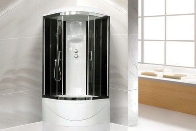Душевая кабина Royal Bath RB 100BK6-BT-CH (черное/прозрачное) Душевая кабина Royal Bath RB 100BK6-BT-CH (черное/прозрачное)