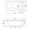 Акриловая ванна Cezares Eco 130х70 ECO-130-70-40-W37 без гидромассажа