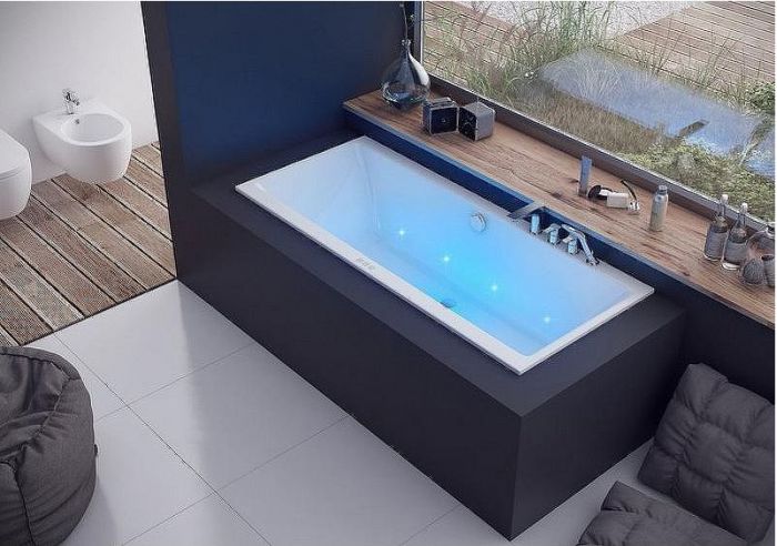 Акриловая ванна Excellent Pryzmat Slim 170x75 WAEX.PRY17WHS без гидромассажа