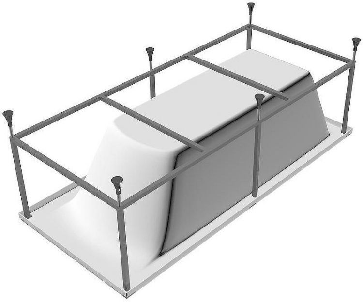 Акриловая ванна Vayer Milana 155x70 Гл000024269 без гидромассажа