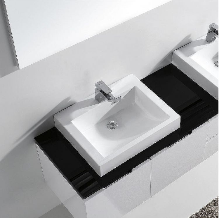 Тумба с раковиной Orans BC-6023-1800 180 60231800 подвесная Белая глянцевая Тумба с раковиной Orans BC-6023-1800 180 60231800 подвесная Белая глянцевая