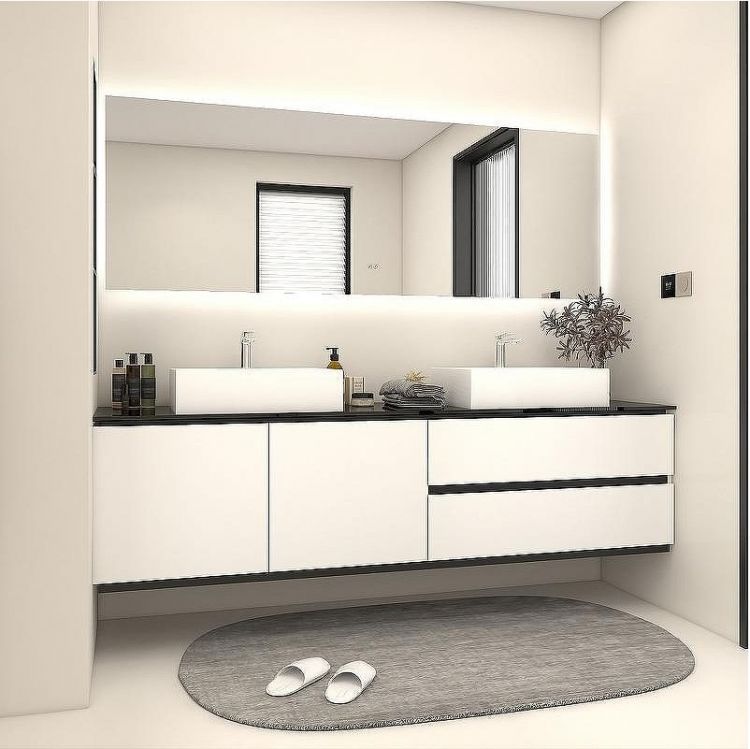 Тумба с раковиной Orans BC-6023-1800 180 60231800 подвесная Белая глянцевая Тумба с раковиной Orans BC-6023-1800 180 60231800 подвесная Белая глянцевая