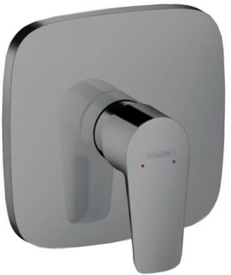 Hansgrohe Talis E Встраиваемый смеситель для душа, внешняя часть, цвет: шлифованный черный хром