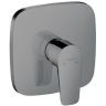 Hansgrohe Talis E Встраиваемый смеситель для душа, внешняя часть, цвет: шлифованный черный хром