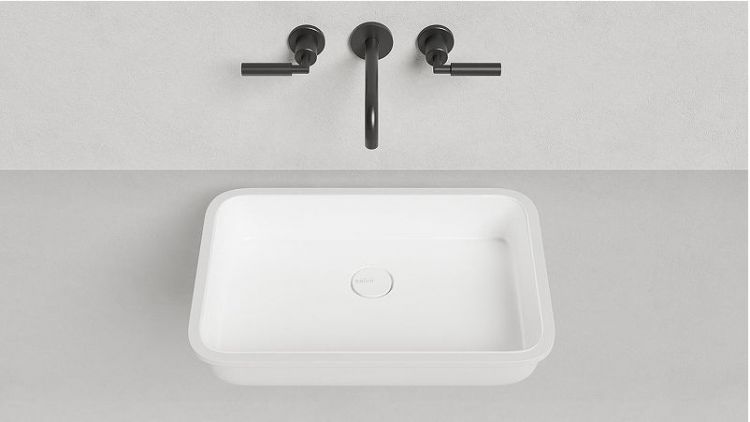 Раковина Salini Marea 09 55 1802209M Белая матовая