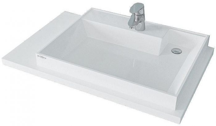 Раковина СанТа Юпитер 90 R 900129 на стиральную машину Белая