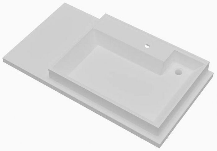 Раковина СанТа Юпитер 90 R 900129 на стиральную машину Белая