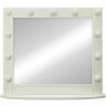 Зеркало Континент 800х700 ЗГП44 гримерное с подсветкой Белое с механическим выключателем