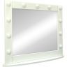 Зеркало Континент 800х700 ЗГП44 гримерное с подсветкой Белое с механическим выключателем