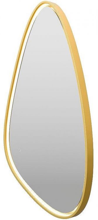 Зеркало Brevita Venus 60 VEN-Var-060-gold с подсветкой Золото матовое с сенсорным выключателем