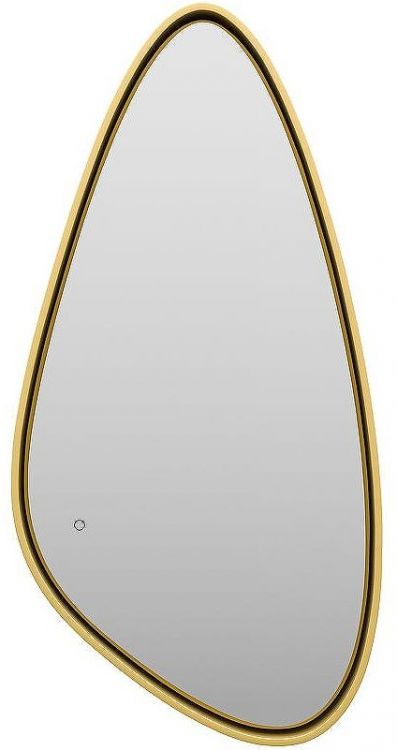 Зеркало Brevita Venus 60 VEN-Var-060-gold с подсветкой Золото матовое с сенсорным выключателем
