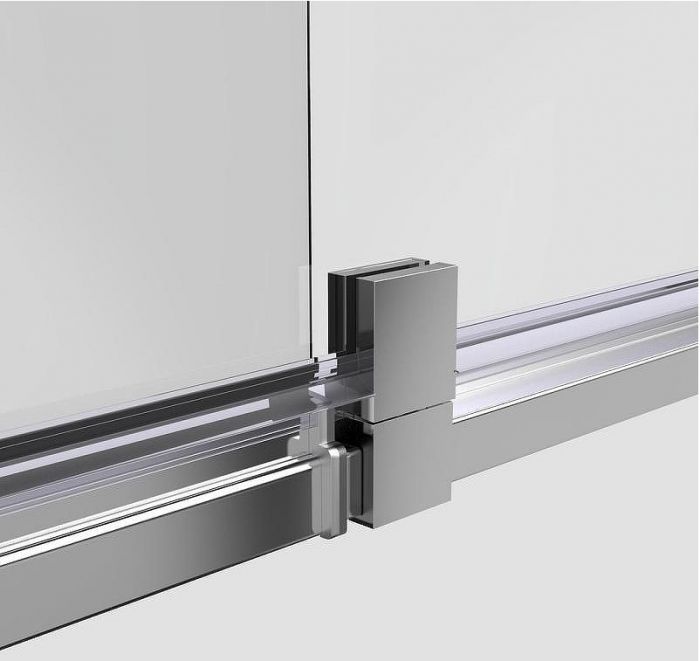 Душевая дверь Vincea Intra 100 VDP-1I9010CH профиль Хром стекло шиншилла