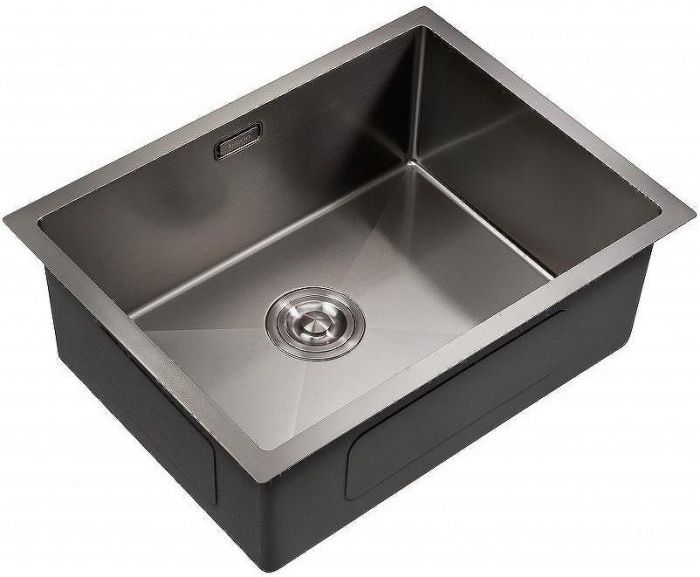 Кухонная мойка Milacio Denia 58 MC.77459 Вороненая сталь