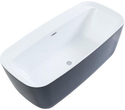 Акриловая ванна Aquanet Family Fine 95778-GW-MB 170x78 292985 Черная матовая без гидромассажа