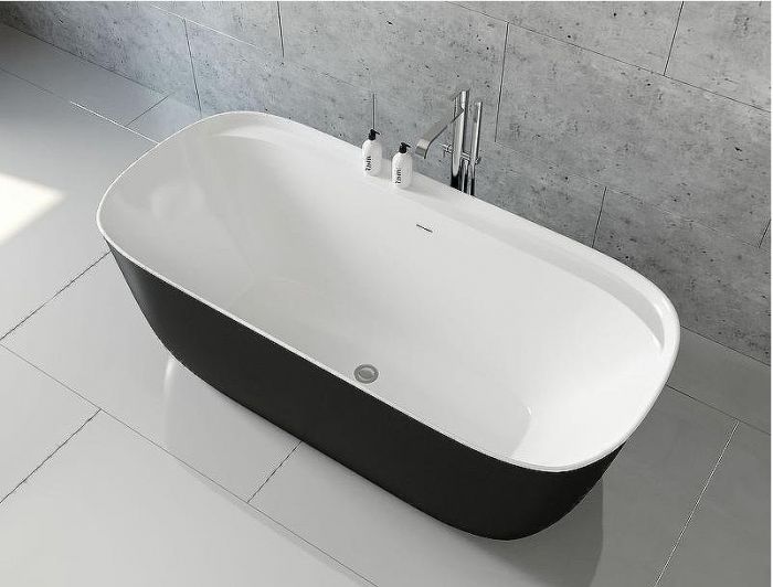Акриловая ванна Aquanet Family Fine 95778-GW-MB 170x78 292985 Черная матовая без гидромассажа