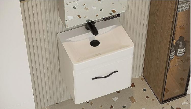 Тумба под раковину Velvex Jill 50 tpJIL.50.1Y-233 подвесная Белая матовая