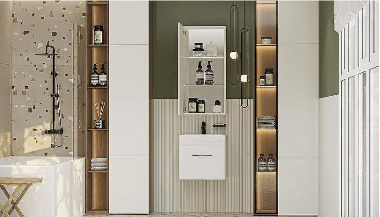 Тумба под раковину Velvex Jill 50 tpJIL.50.1Y-233 подвесная Белая матовая