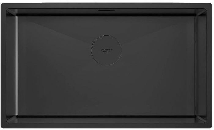 Кухонная мойка Paulmark Next 74 Uni PM217444-MBN Черная матовая