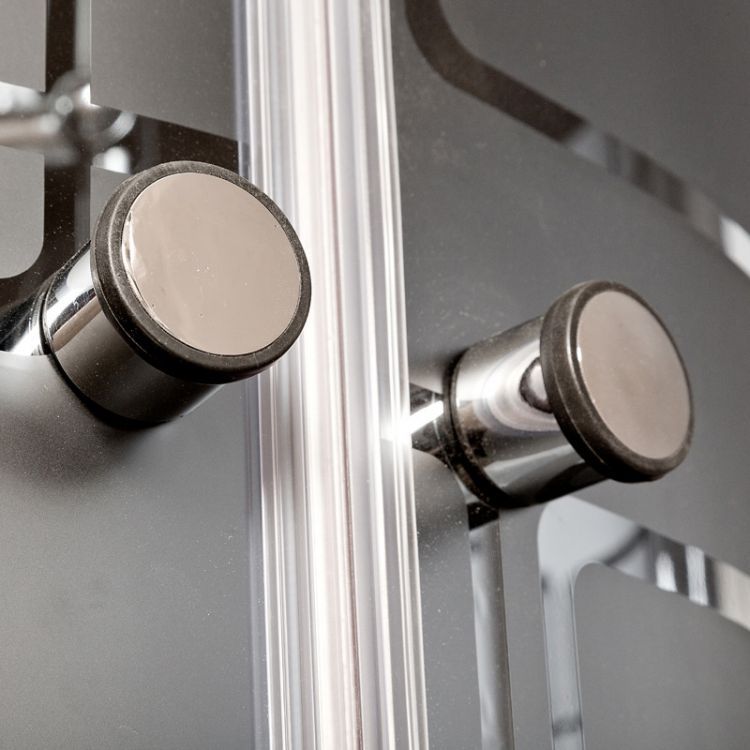 Душевая кабина Deto BМ4510 стандартная BLACK 100x100x220