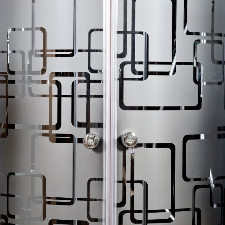 Душевая кабина Deto BМ4510 стандартная BLACK 100x100x220