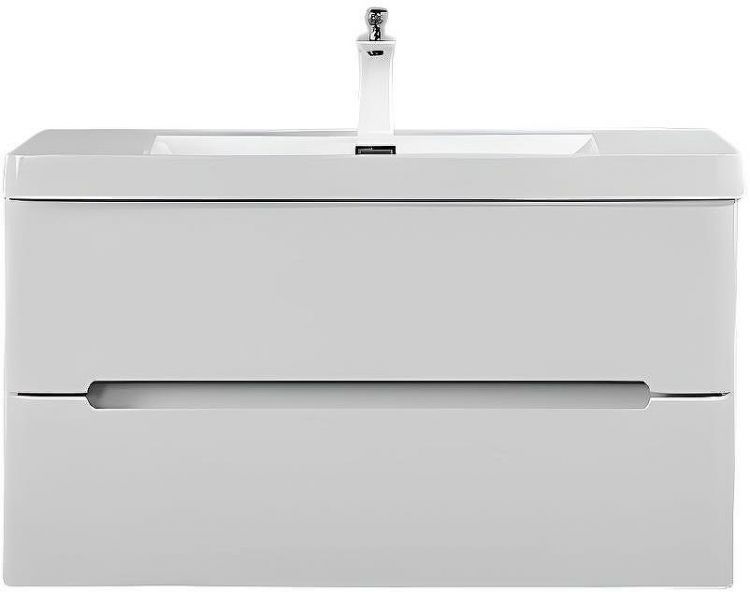 Тумба с раковиной Parly Spa River 70 River70 10107 подвесная Лилейно-белая