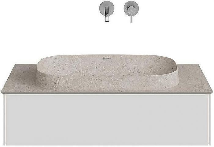 Тумба под раковину Kerama Marazzi Magica 90 MA.90.1\MGR.M подвесная Утренний серый матовый
