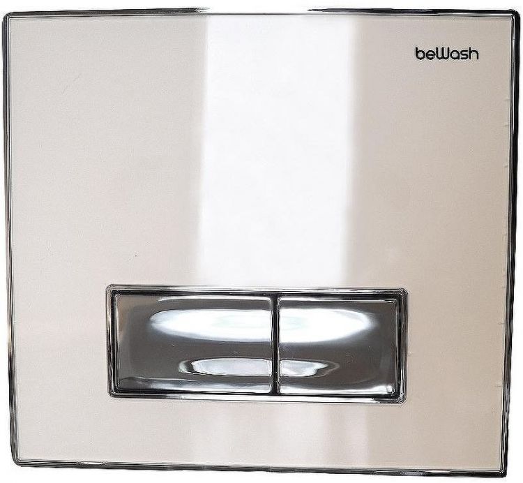 Клавиша смыва beWash Vago P05WC 500RZVP0500BYC000001 Белое стекло Хром Клавиша смыва beWash Vago P05WC 500RZVP0500BYC000001 Белое стекло Хром