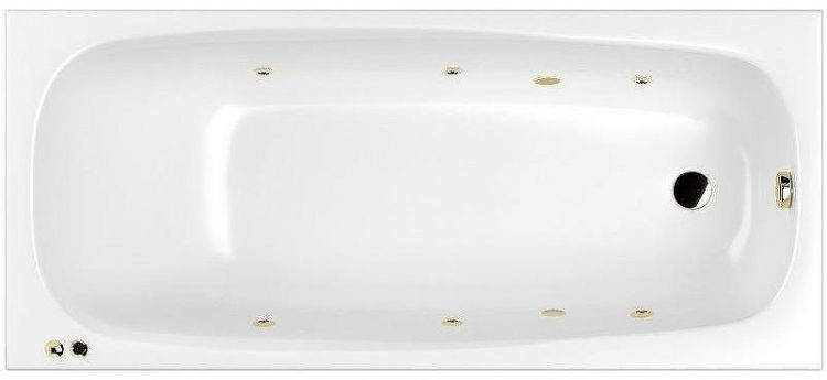 Акриловая ванна Whitecross Layla 180x80 0102.180080.100.SOFT.GL с гидромассажем