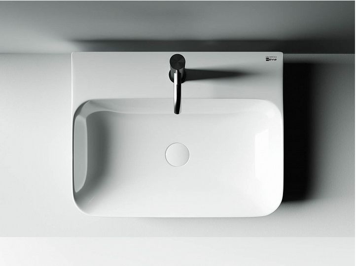Умывальник CERAMICANOVA AURA с одним отверстием для смесителя CN2001 Умывальник CERAMICANOVA AURA с одним отверстием для смесителя CN2001