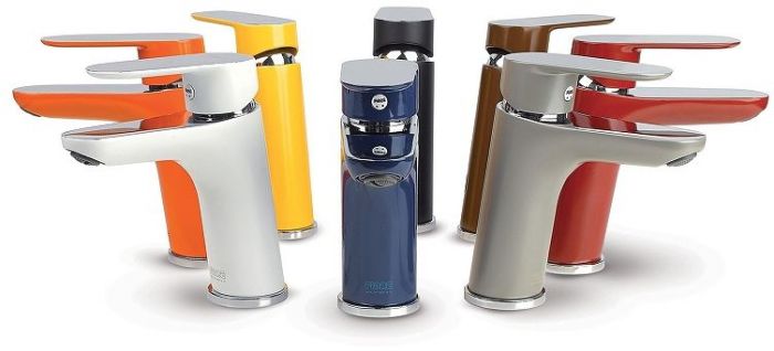 Смеситель для раковины Fiore Kevon Chic 81MX8120 цвет Хром Коричневый