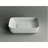 Умывальник CERAMICANOVA Element чаша накладная прямоугольная с керамической накладкой на сливное отверстие CN5021