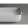 Умывальник CERAMICANOVA Element чаша накладная прямоугольная с керамической накладкой на сливное отверстие CN5021