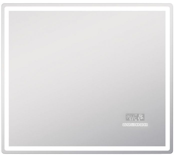 Зеркало Vigo Geometry Media Voice 100 050 с подсветкой c сенсорным выключателем и подогревом