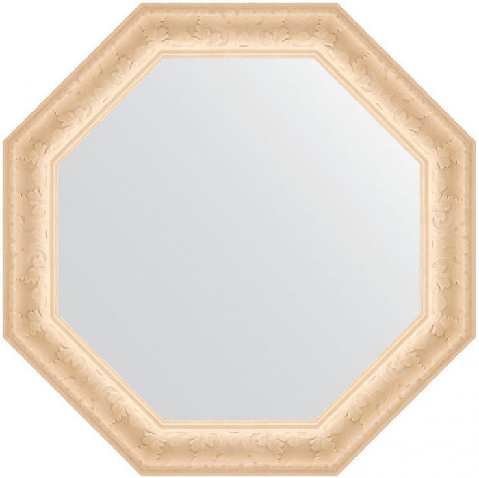 Зеркало Evoform Octagon 70х70 BY 7333 в багетной раме - Старый гипс 82