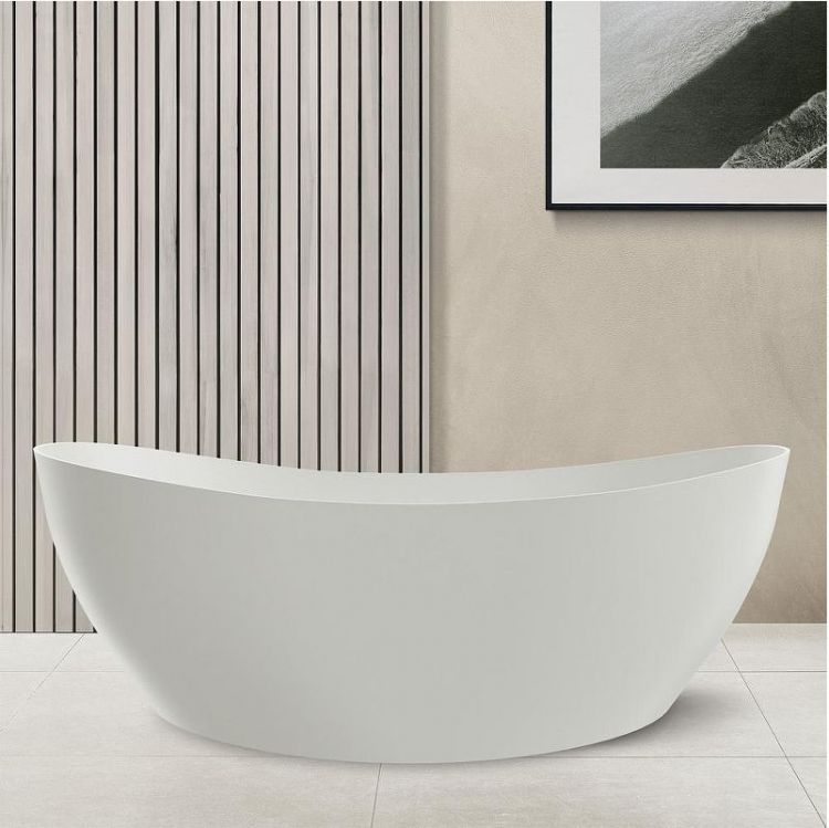 Ванна из искусственного камня Abber Stein 163x85 AS9615-1.6 без гидромассажа