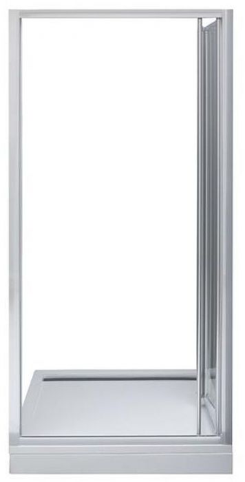 Душевая дверь Aquanet Alfa NAA6422 100 210022 профиль Хром стекло прозрачное