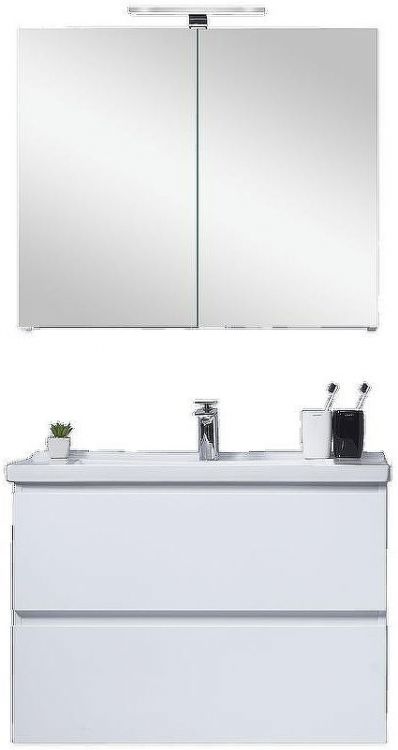 Зеркальный шкаф Orans BC-4023W 60 4023600W с подсветкой Белый глянец