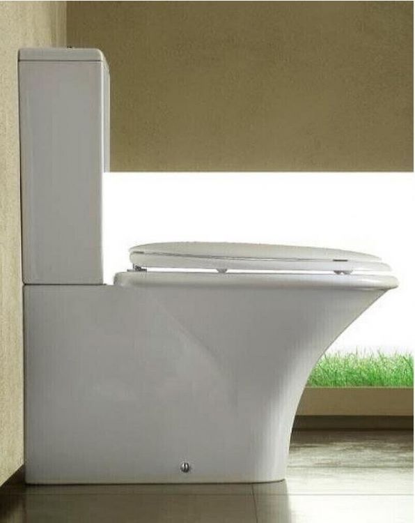 Унитаз компакт Hatria Sculture YXZ4 без бачка и сиденья