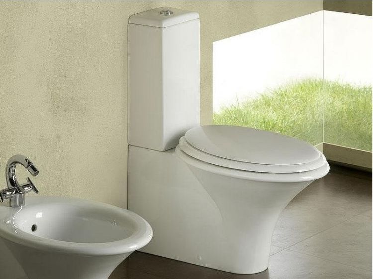 Унитаз компакт Hatria Sculture YXZ4 без бачка и сиденья