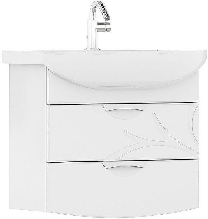 Тумба под раковину Volna Adel 70.2Y tpADEL70.2Y-01 подвесная Белая