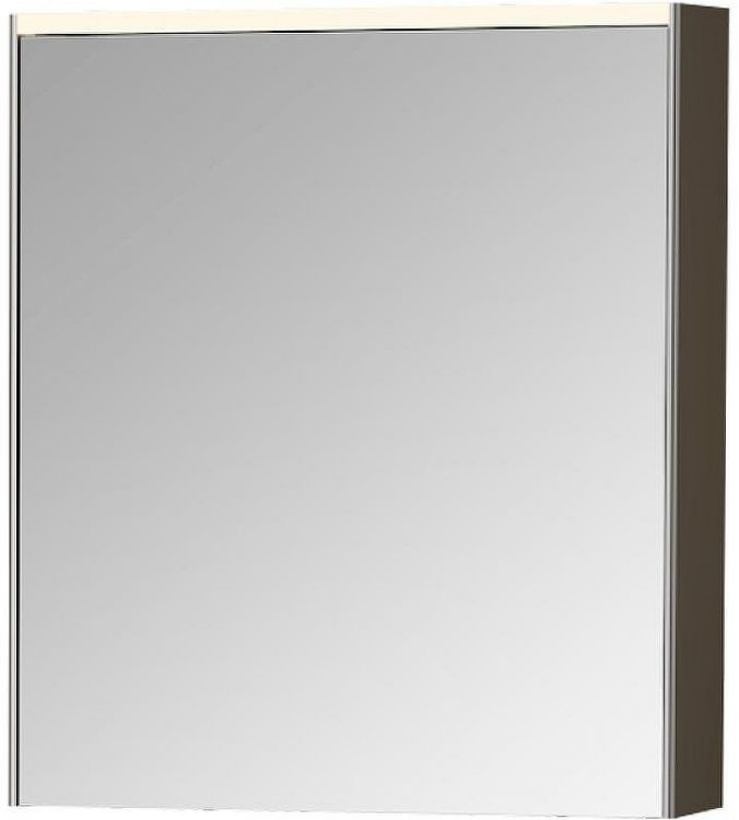 Зеркальный шкаф Vitra 60 L 66909 с подсветкой Антрацит глянцевый Зеркальный шкаф Vitra 60 L 66909 с подсветкой Антрацит глянцевый