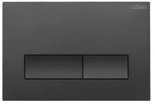 Клавиша смыва Cezares Slider SLIDER-BTN-NOP цвет Черный матовый