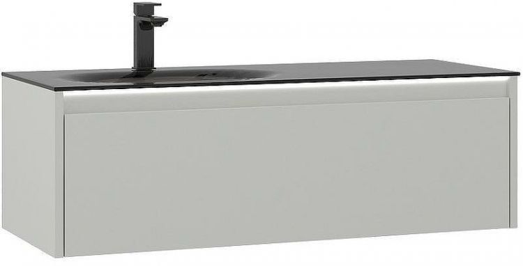 Тумба с раковиной Orka Lisbon 110 5001435 подвесная Кашемировая матовая