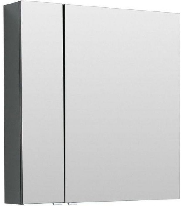 Зеркальный шкаф Aquanet Алвита 80 240109 Серый антрацит