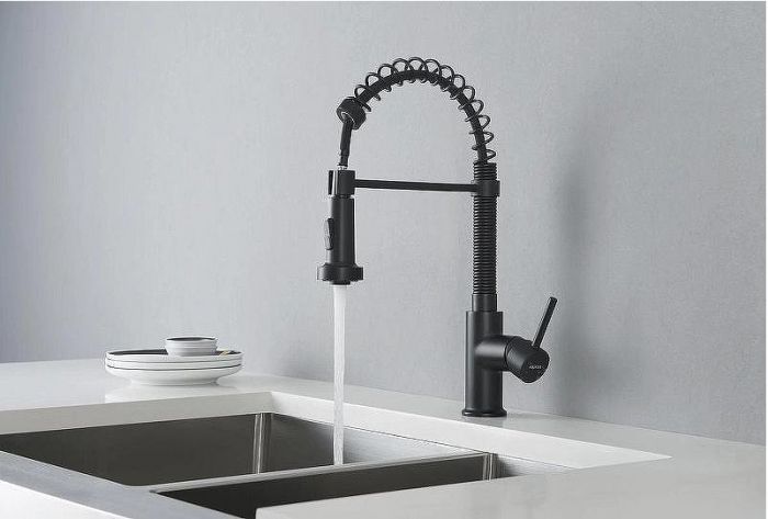 Смеситель для кухни Aquatek Европа AQ1387MB Черный матовый