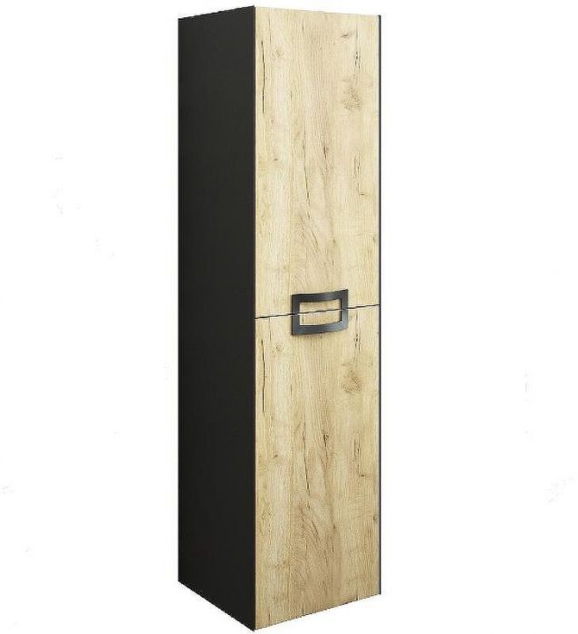 Шкаф пенал Sanflor Выборг 32 С16297 подвесной Дуб крафт золотой